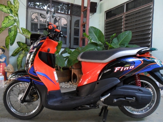 ฟีโน่ เกแยก ปี55 สปอร์ต ส้มดำ เครื่องแน่นสภาพเอี่ยมสีสดใส