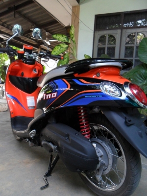 ฟีโน่ เกแยก ปี55 สปอร์ต ส้มดำ เครื่องแน่นสภาพเอี่ยมสีสดใส