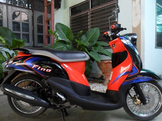 ฟีโน่ เกแยก ปี55 สปอร์ต ส้มดำ เครื่องแน่นสภาพเอี่ยมสีสดใส
