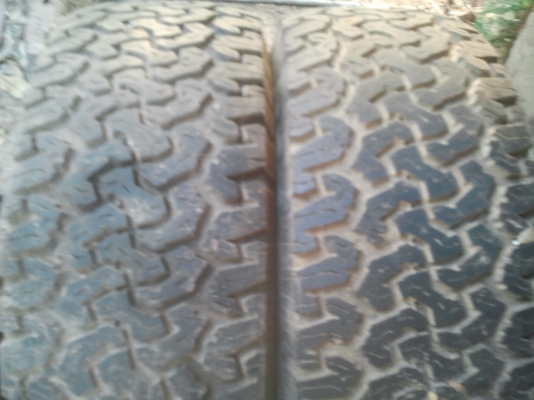 BF All 33x12.5 R15 ปี08 ยางดีพร้อมใช้ดอกหนามีคู่เดียว