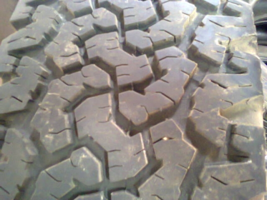 BF All 33x12.5 R15 ปี08 ยางดีพร้อมใช้ดอกหนามีคู่เดียว