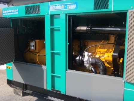 ขายเครื่องปั่นไฟ 200 KVA.MITSUBISHI japan