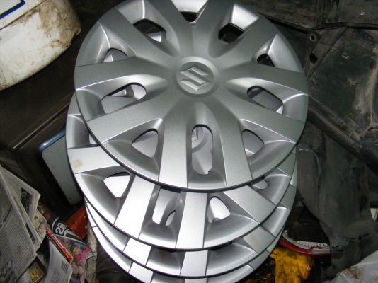 ล้อเหล็ก ขอบ 15 นิ้ว พร้อมฝาครอบ ซูซูกิ สวิฟ