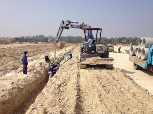 แบคโฮ พร้อมใช้งาน