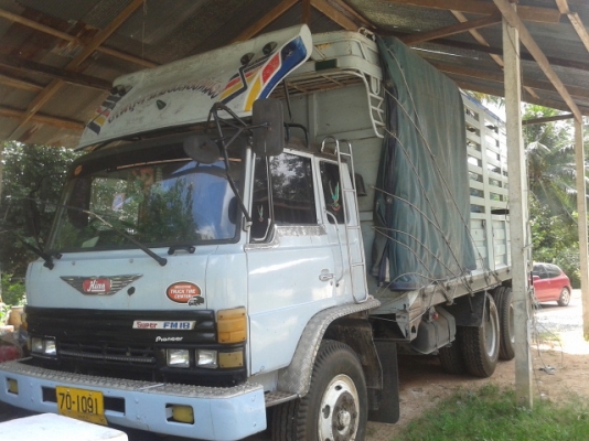 ขายแล้วค่ะ เสี่ยสมชาย จ . นครศรีธรรมราช   สิบล้อสองเพลา อีโน่ F18  เดิมๆ ไม่ดั้ม พร้อมใช้งาน เล่มพร้อมโอน