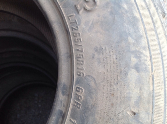 ขางยาง แม็คซีท 4 เส้น ขนาด 265/75R16