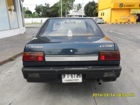 ขายมิตซูแชมป์ปี92 เครื่องเดิม1.5 เกียร์ธรรมดา ติดแก๊ส LPG ภายในเบาะหนังเดิม ไม่มีขาด ตัวถังบางเดิม สีมีริ้วรอยบ้าง แต่รถขับดีมาก ประหยัดมาก พร้อมใช้ ภาษีปี57 แบตใหม่ คอมแอร์ใหม่ ขับไกลได้เลยครับ ภาษีปี57 ขายถูกครับ ขายมิตซูแชมป์ปี92 เครื่องเดิม1.5 เกียร์ธรรมดา ติดแก๊ส LPG ภายในเบาะหนังเดิม ไม่มีขาด ตัวถังบางเดิม สีมีริ้วรอยบ้าง แต่รถขับดีมาก ประหยัดมาก พร้อมใช้ ภาษีปี57 แบตใหม่ คอมแอร์ใหม่ ขับไกลได้เลยครับ ภาษีปี57 ขายถูกครับ