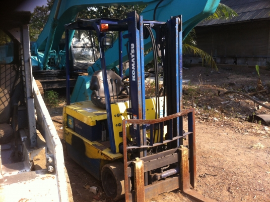 ขายด่วนรถยกไฟฟ้าKOMATSU FB15M-3 เก่าญี่ปุ่น เจ้าของขายเอง