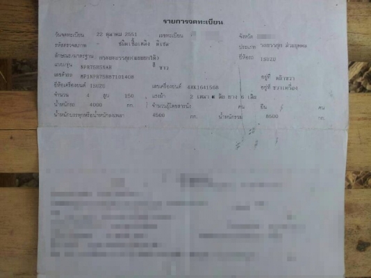 รถอีซูซุ 6 ล้อดั้ม 150 แรงม้า. ปี 51 ( รถวิ่ง 26,xxx กม. )  สนใจติดต่อ 081  6079515