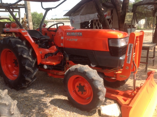 ปัญญาแทรคเตอร์มาแล้ว...จัดมาให้ครับ รีบโดยด่วน.คูโบต้า L4508 พร้อมใบมีดตราช้าง