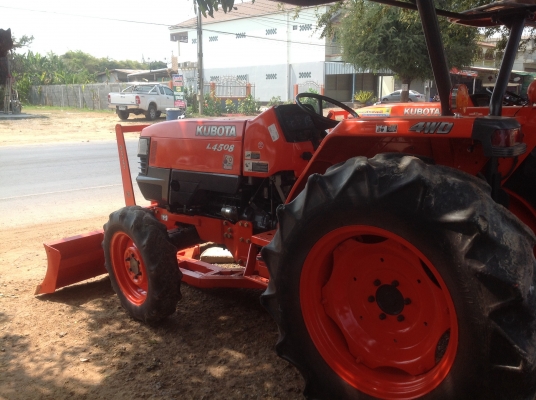 ปัญญาแทรคเตอร์มาแล้ว...จัดมาให้ครับ รีบโดยด่วน.คูโบต้า L4508 พร้อมใบมีดตราช้าง