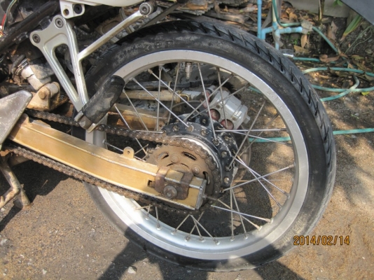 ล้อเงินDID.หน้าSerpico ขนาด 1.4*17 ยกวงติดจานจาน 900 หรือแยกขาย