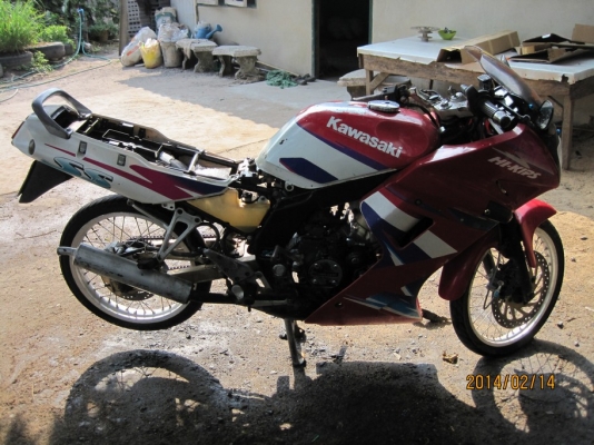 ชุดสี Serpico SS ปี38 ทั้งหมดตามรูปรวมถังน้ำมัน สภาพยังดีสียังพอสวยพร้อมไฟหน้า-ท้าย 1500 (พร้อมส่ง)