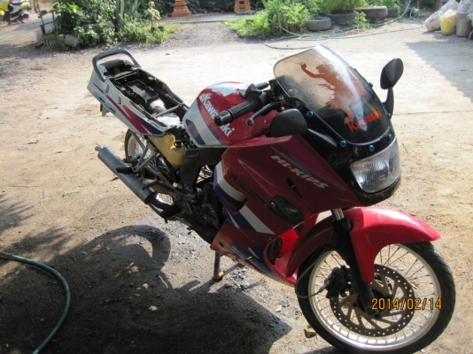 ชุดสี Serpico SS ปี38 ทั้งหมดตามรูปรวมถังน้ำมัน สภาพยังดีสียังพอสวยพร้อมไฟหน้า-ท้าย 1500 (พร้อมส่ง)