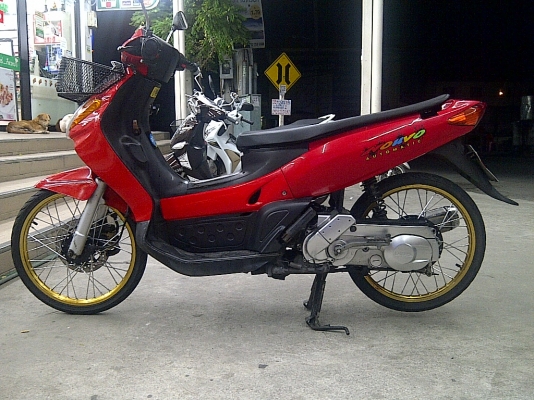 +++ขายนูโวตัวเก่าสีแดงฟิตเครื่องใหม่ ล้อdid 12ปีเก่า เอกสารชุดโอนครบ18999บาท++++