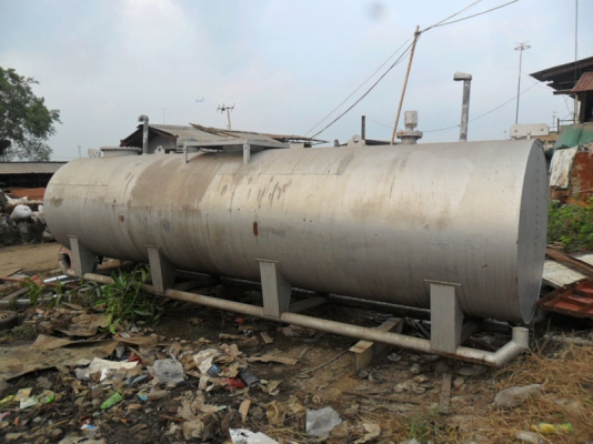 CALTEX OIL ถังน้ำมันสนาม บรรจุ 10000 ลิตร ปี 37 ดีพร้อมใช้