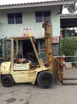 +++ขายโฟล์คลิฟท์  TOYOTA 3FD25  เครื่องยนต์ดีเซล  เสา 4 เมตร  ฮิ้งค์โฟล์ค  เกียร์ธรรมดา  ล้อหน้าคู่  ยางลม  *** ราคา  รายละเอียดคุยได้ครับ ***