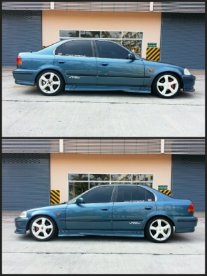 ขายCIVIC EKเครื่องVTECดิส4ล้อ แม็ก17ชุดแต่งรอบคัน ประกันชั้น3