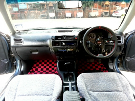 ขายCIVIC EKเครื่องVTECดิส4ล้อ แม็ก17ชุดแต่งรอบคัน ประกันชั้น3