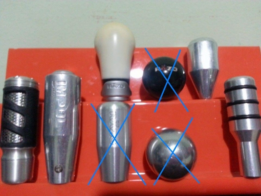 หัวเกียร์แต่ง Made in Japan แท้ แค่300-400บ.เท่านั้น!!