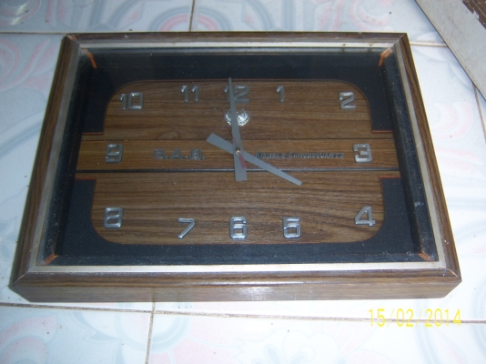 นาฬิกาไม้ งานเก่า สภาพสมบูรณ์