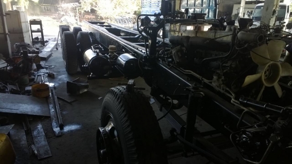 (เสร็จเรียบร้อยพร้อมขาย)หัว-คัสซี..FN527MA-28229 2เพลากำลังเก็บงานใหม่หมด รถห้างแท้เดิมๆเครื่องเดิม 6D16-656055...