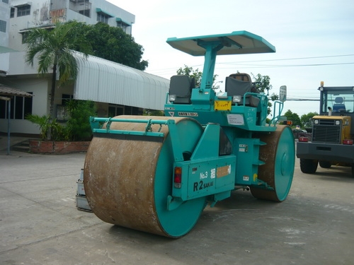 รถบด 3 ล้อเหล็ก Sakai R2 รถนอกนำเข้าจากญี่ปุ่น เพิ่งเหยียบถึงไทย 091 695-6445