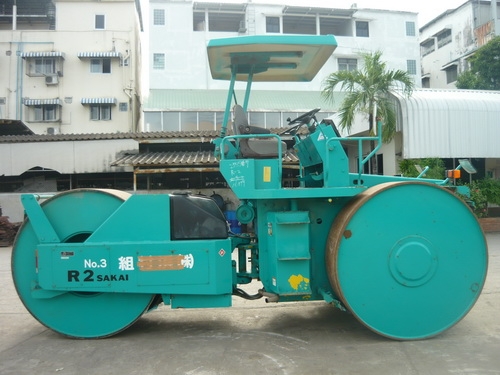 รถบด 3 ล้อเหล็ก Sakai R2 รถนอกนำเข้าจากญี่ปุ่น เพิ่งเหยียบถึงไทย 091 695-6445