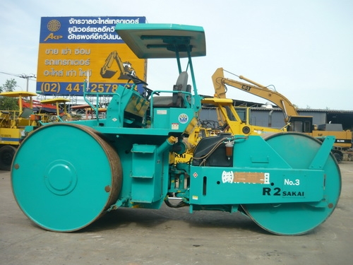 รถบด 3 ล้อเหล็ก Sakai R2 รถนอกนำเข้าจากญี่ปุ่น เพิ่งเหยียบถึงไทย 091 695-6445