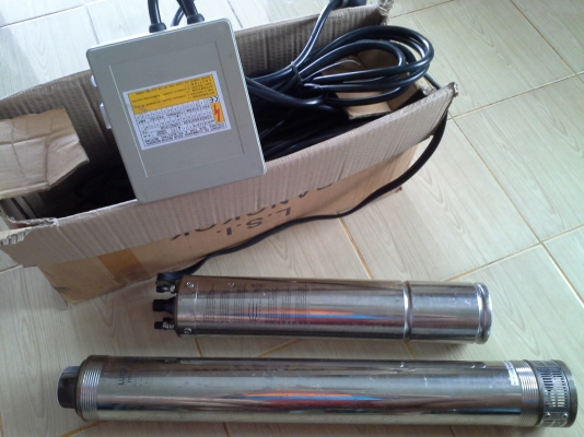 ปั๊มน้ำบาดาล มอเตอร์ขนาด 2 แรงม้า ส่งสูง 83 เมตร ไฟฟ้า 220 V 50 Hz