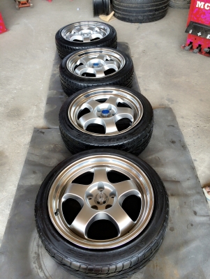 ขายแม็คใหม่ราคาถูก พร้อมยางสภาพดี