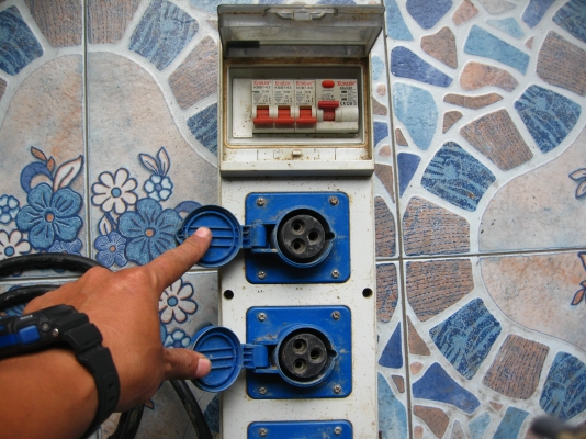 ขาย POWER ปลั๊ก  ใช้ในงานรับเหมาหรือไซด์งาน  1อัน