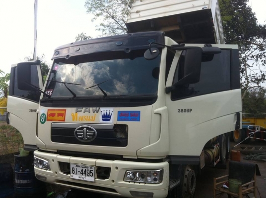 FAW 10 ล้อดั้ม 2 เพลา 380 HP แก๊ส CNG 100\% 8 ถัง FAW 10 ล้อดั้ม 2 เพลา 380 HP แก๊ส CNG 100\% 8 ถัง