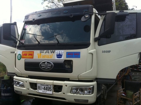 FAW 10 ล้อดั้ม 2 เพลา 380 HP แก๊ส CNG 100\% 8 ถัง FAW 10 ล้อดั้ม 2 เพลา 380 HP แก๊ส CNG 100\% 8 ถัง