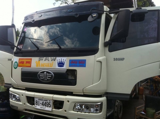 FAW 10 ล้อดั้ม 2 เพลา 380 HP แก๊ส CNG 100\% 8 ถัง FAW 10 ล้อดั้ม 2 เพลา 380 HP แก๊ส CNG 100\% 8 ถัง