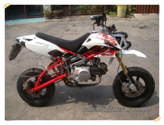 ขายรถเทห์ KIKASS 125 ท่อคู่ สตาร์ทมือ หล่อมาจากโรงงาน