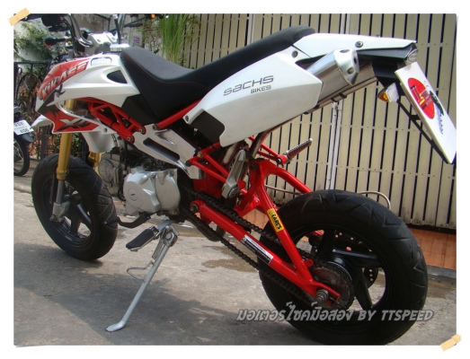 ขายรถเทห์ KIKASS 125 ท่อคู่ สตาร์ทมือ หล่อมาจากโรงงาน