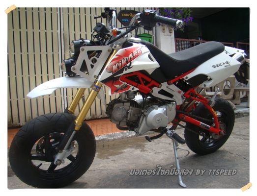 ขายรถเทห์ KIKASS 125 ท่อคู่ สตาร์ทมือ หล่อมาจากโรงงาน