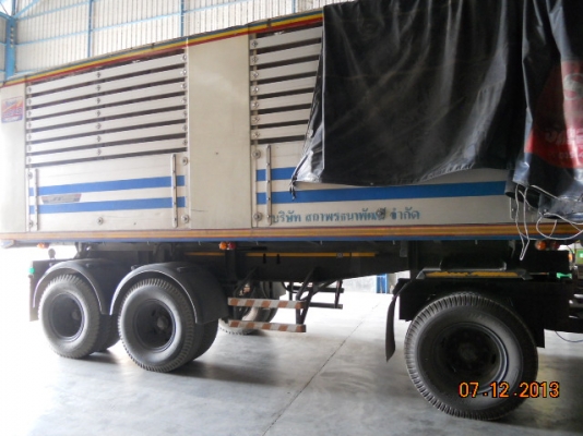 ขายรถพ่วง24ล้อ ดัมพ์แม่+ลูก คอกเกษตรมีตะแกรง HINO สภาพนางฟ้า ไม่ต้องซ่อม 2,000,000 บาท