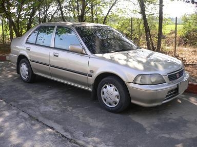 ขายรถเก๋ง HONDA CITY 1.3 EXi ปี 1997 เกียร์ออโต้ ไม่เคยติดแก๊ส สีบรอนซ์ทอง เกียร์ออโต้