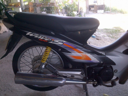 ขาย!เวฟ100 ปี46 รถเครื่องเดิม  พร้อมใช้ ทะเบียน+เอกสารโอน ภาษีไม่หมด