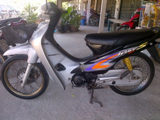 ขาย!เวฟ100 ปี46 รถเครื่องเดิม  พร้อมใช้ ทะเบียน+เอกสารโอน ภาษีไม่หมด