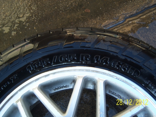 ขายล้ออะไหล่ แม็กซ์พร้อมยาง 4รู 100