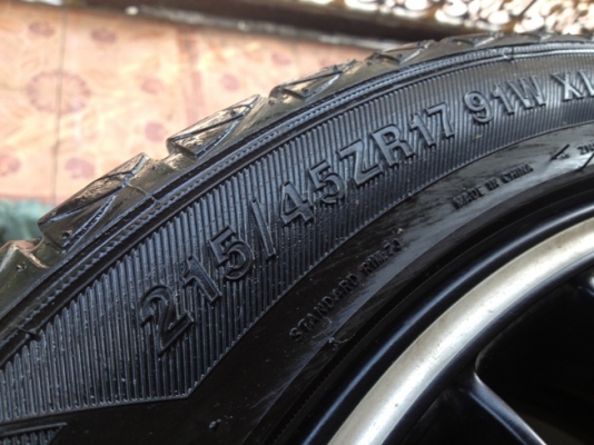 ขายแม็กซ์มือ2 ลายProject D 05 ขอบ17 5รู100/114+ ยางปี11 ถูกก