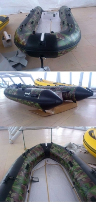 เรือยางMAGNUM 330 RIB สีพิเศษลายพราง