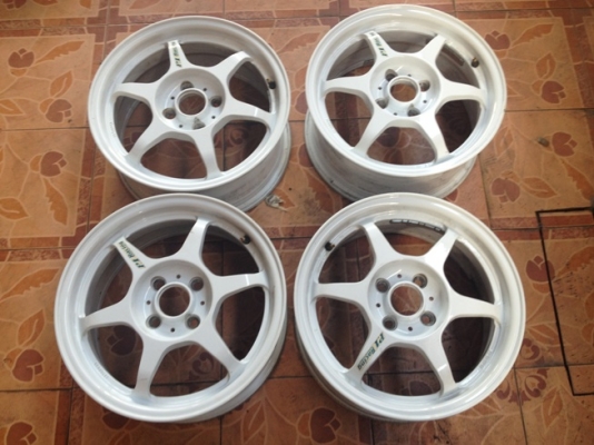 ขายแม็กซ์มือ2 ขอบ15 Buddy Club P1(Taiwan)4รู100 ราคา 7500 บาท ราคาถูก