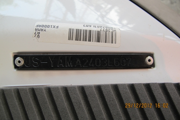 -ผ่อนได้- ขาย YAMAHA FX 160 cruiser  ปี 2007 16 ชม.  เหมือนซื้อเรือใหม่ เรือนำเข้า USA.