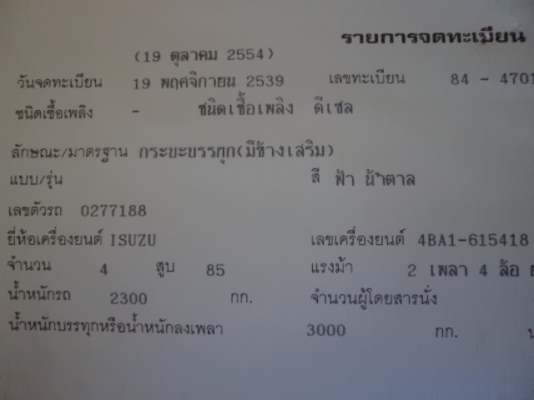 ขายรถอีซูซุ6ล้อกลาง เครื่อง85 สภาพสวยๆพร้อมใช้งาน ขายรถอีซูซุ6ล้อกลาง เครื่อง85 สภาพสวยๆพร้อมใช้งาน