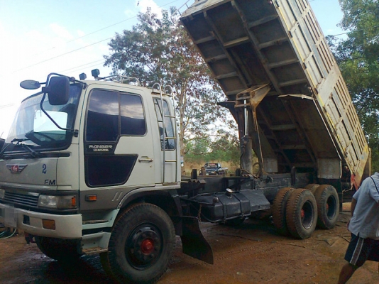 ขายรถ 10 ล้อ ดั๊มสามมิตร ลอนนอน HINO FM3H 195  คัทซีสวย