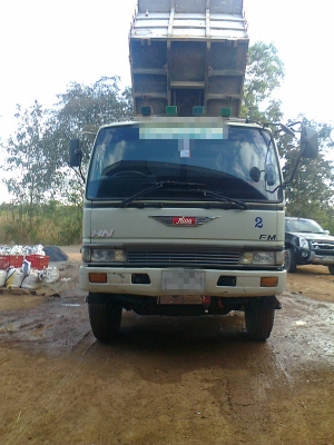 ขายรถ 10 ล้อ ดั๊มสามมิตร ลอนนอน HINO FM3H 195  คัทซีสวย
